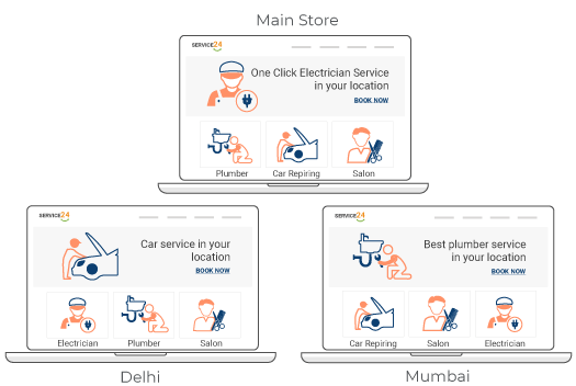 Homepage of an online FMCG store depicting inventory based quick commerce model made possible with StoreHippo