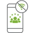 Seamless user-experience in poor or no internet zones